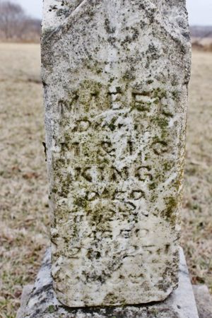 KING, MABEL (DAUGHTER OF M & I C) - Fremont County, Iowa | MABEL (DAUGHTER OF M & I C) KING 