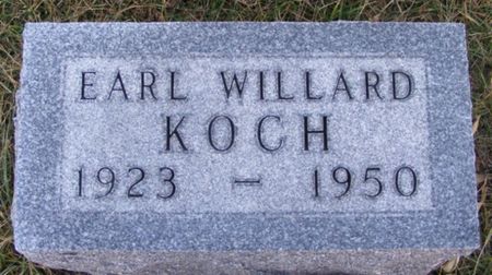 KOCH, EARL WILLARD - Fremont County, Iowa | EARL WILLARD KOCH 