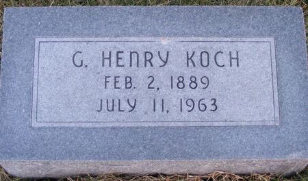 KOCH, G. HENRY - Fremont County, Iowa | G. HENRY KOCH 