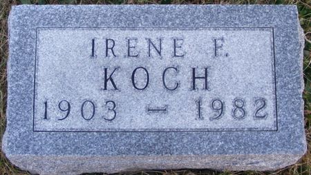 KOCH, IRENE F - Fremont County, Iowa | IRENE F KOCH 
