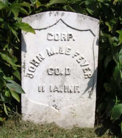 LEFEVER, JOHN M - Fremont County, Iowa | JOHN M LEFEVER 