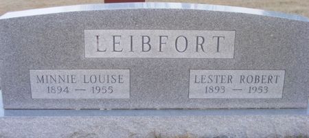 LEIBFORT, LESTER ROBERT - Fremont County, Iowa | LESTER ROBERT LEIBFORT 