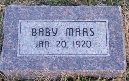 MAAS, BABY - Fremont County, Iowa | BABY MAAS 