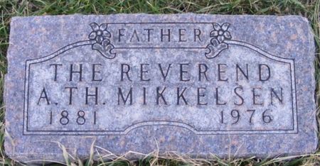 MIKKELSEN, A.TH., THE REVEREND - Fremont County, Iowa | A.TH., THE REVEREND MIKKELSEN 