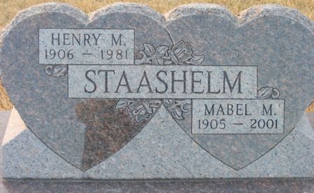 STAASHELM, MABEL M - Fremont County, Iowa | MABEL M STAASHELM 