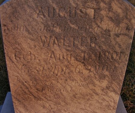 WALTER, AUGUST - Fremont County, Iowa | AUGUST WALTER 