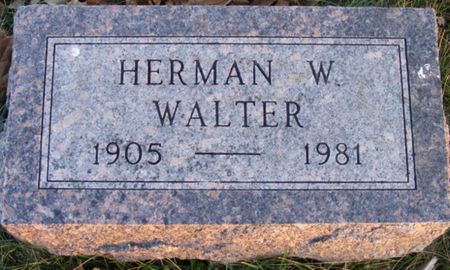 WALTER, HERMAN W - Fremont County, Iowa | HERMAN W WALTER 