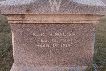 WALTER, KARL H - Fremont County, Iowa | KARL H WALTER 