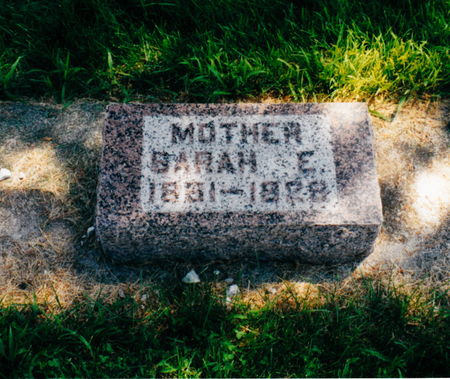 ANDERSON, SARAH E.   (SARAH ELISABETH) - Greene County, Iowa | SARAH E.   (SARAH ELISABETH) ANDERSON 
