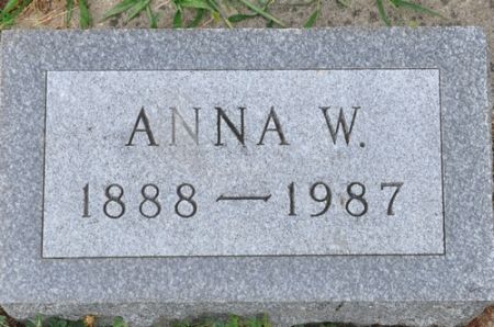 AKIN, ANNA W. - Grundy County, Iowa | ANNA W. AKIN 
