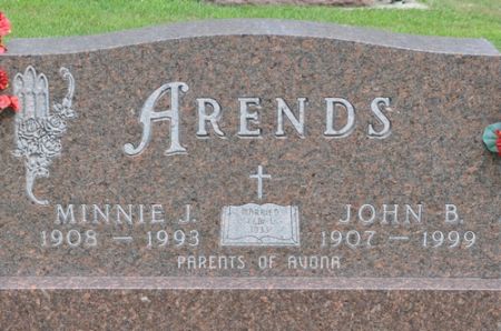 ARENDS, JOHN B. - Grundy County, Iowa | JOHN B. ARENDS 