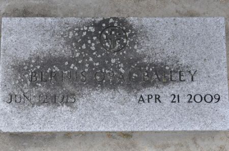 BAILEY, BERNIS OPAL - Grundy County, Iowa | BERNIS OPAL BAILEY 