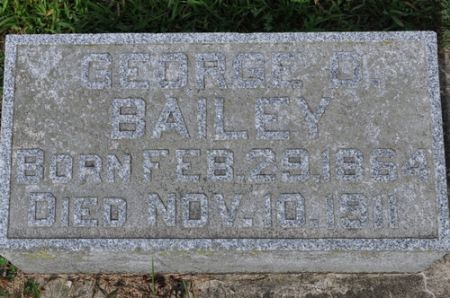 BAILEY, GEORGE O. - Grundy County, Iowa | GEORGE O. BAILEY 