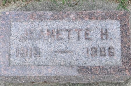 BARTELS, JEANETTE H. - Grundy County, Iowa | JEANETTE H. BARTELS 