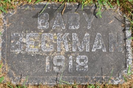 BECKMAN, BABY - Grundy County, Iowa | BABY BECKMAN 