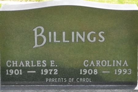 BILLINGS, CAROLINA - Grundy County, Iowa | CAROLINA BILLINGS 