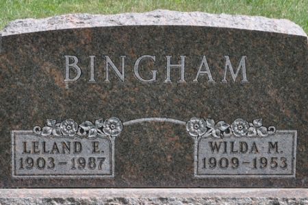 BINGHAM, LELAND E. - Grundy County, Iowa | LELAND E. BINGHAM 