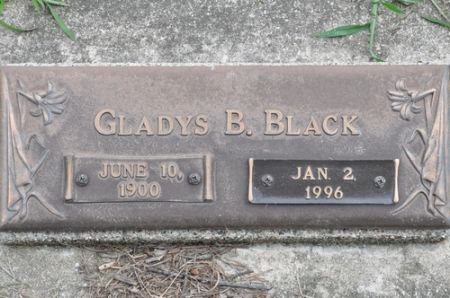 BLACK, GLADYS B. - Grundy County, Iowa | GLADYS B. BLACK 