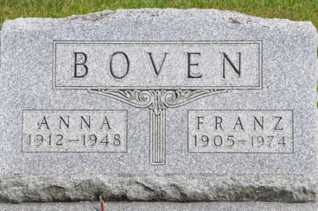 BOVEN, ANNA - Grundy County, Iowa | ANNA BOVEN 