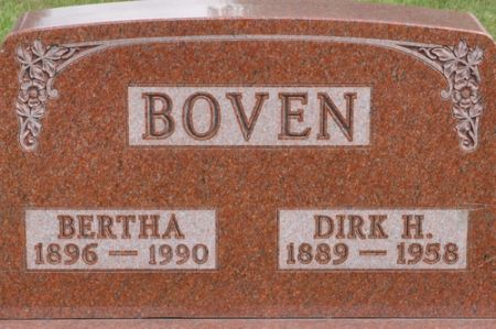 BOVEN, DIRK H. - Grundy County, Iowa | DIRK H. BOVEN 