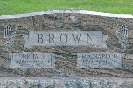 BROWN, ORPHA F. - Grundy County, Iowa | ORPHA F. BROWN 