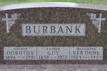 BURBANK, DOROTHY - Grundy County, Iowa | DOROTHY BURBANK 