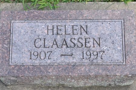 CLAASSEN, HELEN - Grundy County, Iowa | HELEN CLAASSEN 