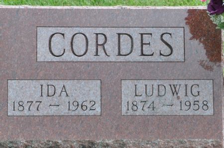 CORDES, IDA - Grundy County, Iowa | IDA CORDES 
