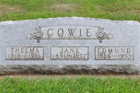 COWIE, THELMA - Grundy County, Iowa | THELMA COWIE 