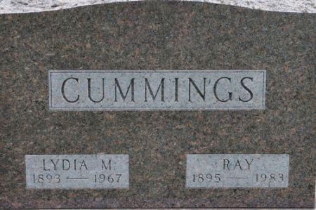 CUMMINGS, LYDIA M. - Grundy County, Iowa | LYDIA M. CUMMINGS 