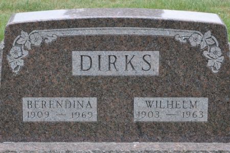 DIRKS, WILHELM - Grundy County, Iowa | WILHELM DIRKS 