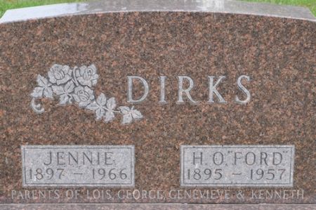 DIRKS, JENNIE - Grundy County, Iowa | JENNIE DIRKS 
