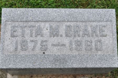 DRAKE, ETTA M. - Grundy County, Iowa | ETTA M. DRAKE 