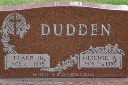 DUDDEN, GEORGE W. - Grundy County, Iowa | GEORGE W. DUDDEN 