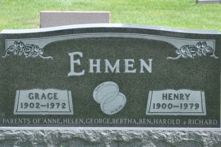 EHMEN, GRACE - Grundy County, Iowa | GRACE EHMEN 
