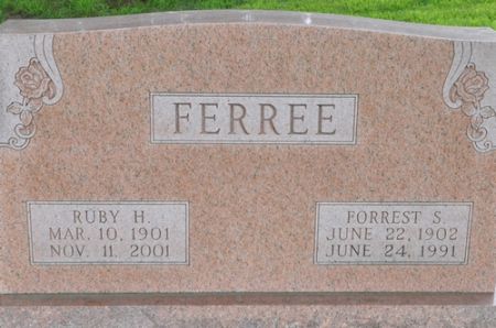 FERREE, RUBY H. - Grundy County, Iowa | RUBY H. FERREE 