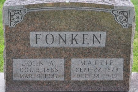 FONKEN, MATTIE - Grundy County, Iowa | MATTIE FONKEN 