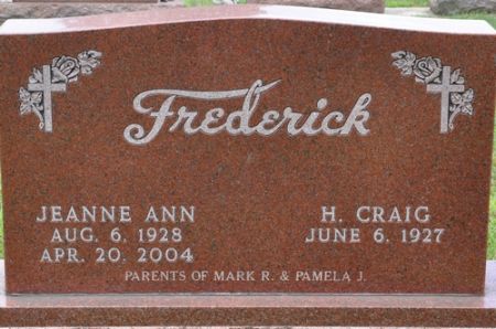 FREDERICK, JEANNE ANN - Grundy County, Iowa | JEANNE ANN FREDERICK 
