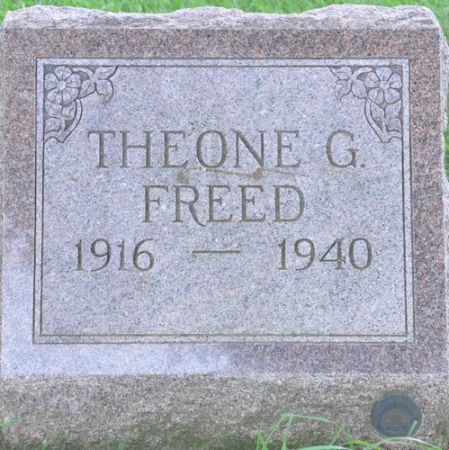 FREED, THEONE G. - Grundy County, Iowa | THEONE G. FREED 