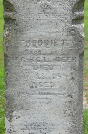 GEER, FREDDIE F. - Grundy County, Iowa | FREDDIE F. GEER 