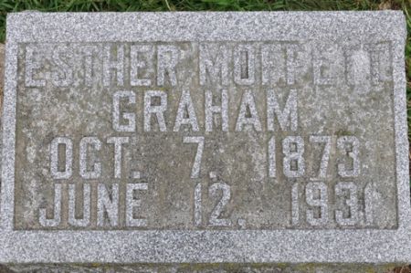 GRAHAM, ESTHER MOFFETT - Grundy County, Iowa | ESTHER MOFFETT GRAHAM 