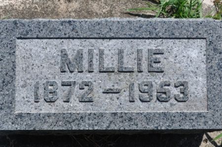 GRAHAM, MILLIE - Grundy County, Iowa | MILLIE GRAHAM 