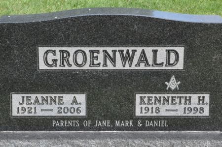 GROENWALD, JEANNE A. - Grundy County, Iowa | JEANNE A. GROENWALD 