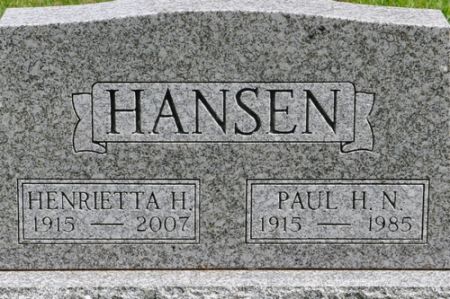 HANSEN, HENRIETTA H. - Grundy County, Iowa | HENRIETTA H. HANSEN 
