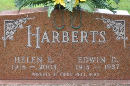 HARBERTS, HELEN E. - Grundy County, Iowa | HELEN E. HARBERTS 