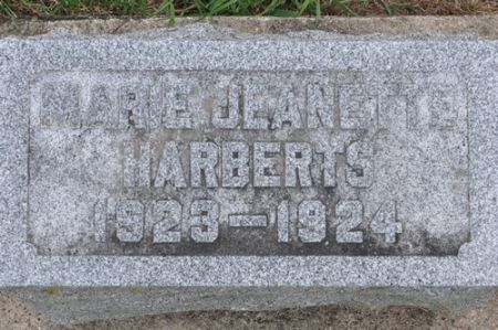 HARBERTS, MARIE JEANETTE - Grundy County, Iowa | MARIE JEANETTE HARBERTS 