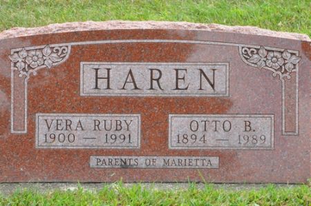 HAREN, VERA RUBY - Grundy County, Iowa | VERA RUBY HAREN 
