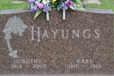 HAYUNGS, DOROTHY - Grundy County, Iowa | DOROTHY HAYUNGS 