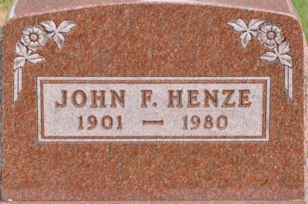 HENZE, JOHN F. - Grundy County, Iowa | JOHN F. HENZE 