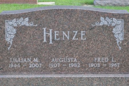 HENZE, AUGUSTA - Grundy County, Iowa | AUGUSTA HENZE 
